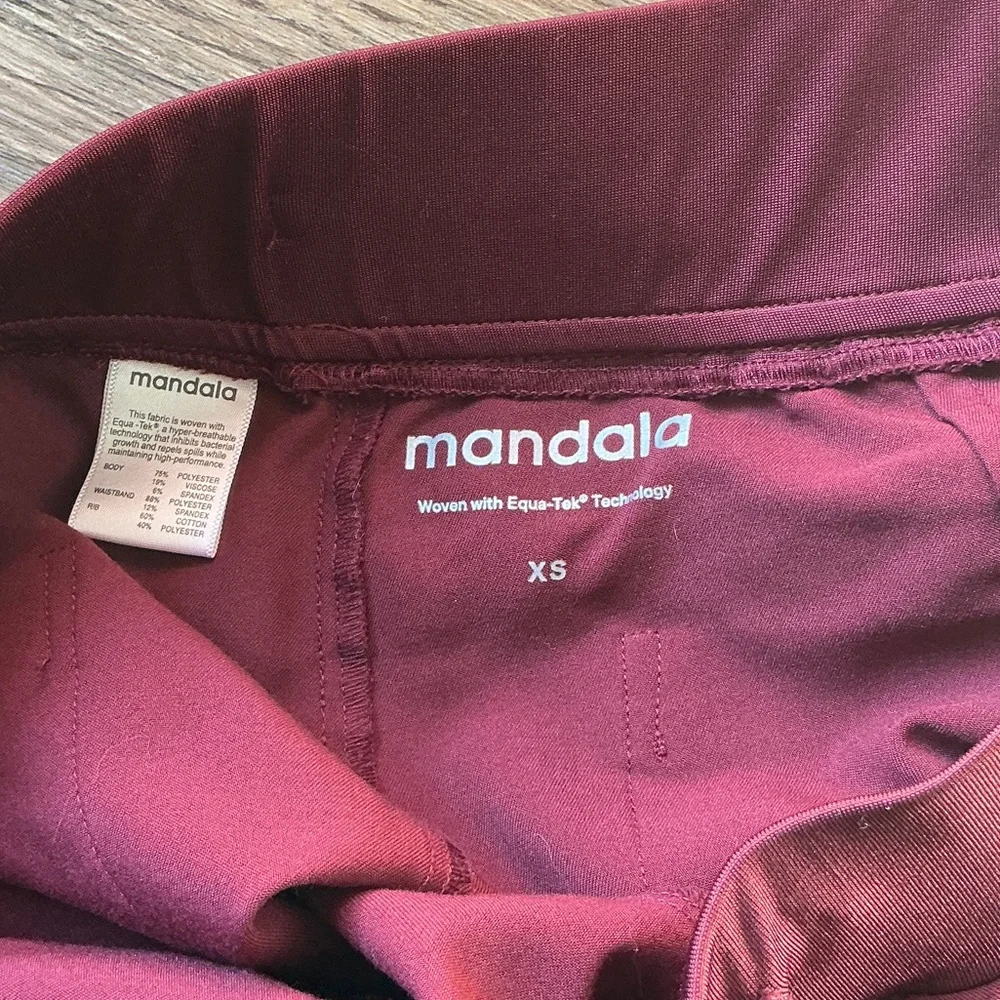 Mandala Women's Burgundy Scrub Set - Picture 3 of 3